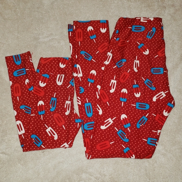 LuLaRoe Other - Lularoe Mommy & Me 4th of July Popsicles